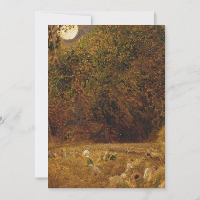 The Harvest Moon 1833 By Palmer Samuel Invitation (Front)