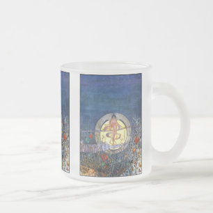 The Harvest Moon - Charles Rennie Mackintosh Frosted Glass Coffee Mug