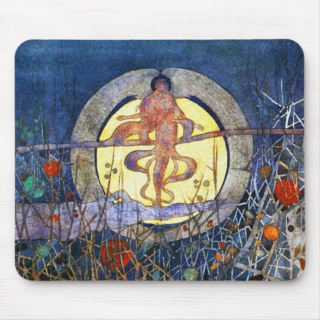 The Harvest Moon - Charles Rennie Mackintosh Mouse Mat (Front)