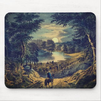 The Harvest Moon, Currier & Ives: Mouse Mat