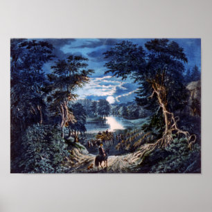 The Harvest Moon Poster Print