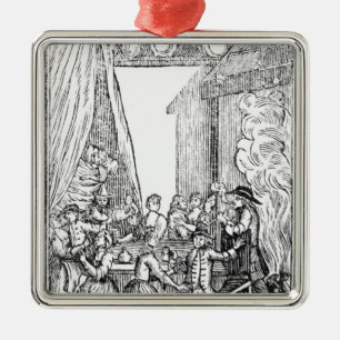 The Harvest Supper, from the Roxburghe Ballads Metal Tree Decoration