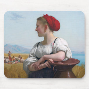 The Harvester, Bouguereau Mouse Mat
