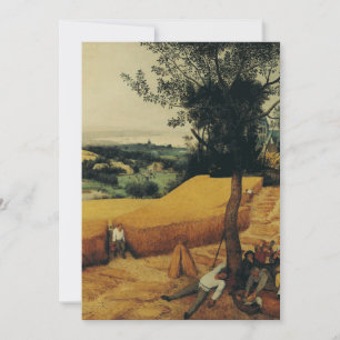 The Harvesters by Pieter Brueghel the Elder Invitation