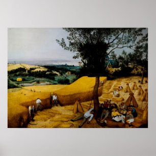 The Harvesters by Pieter Brueghel the Elder Poster