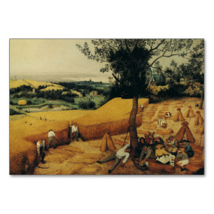 The Harvesters by Pieter Brueghel the Elder Table Number