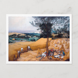 The Harvesters, Pieter Bruegel Postcard