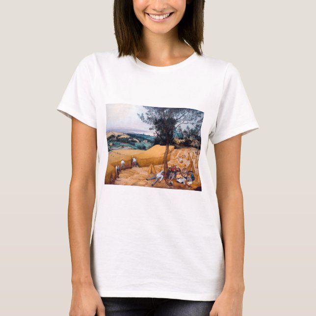 The Harvesters, Pieter Bruegel T-Shirt (Front)