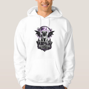 The Haunt Ends Where I Sit Pug Halloween Gothic Do Hoodie