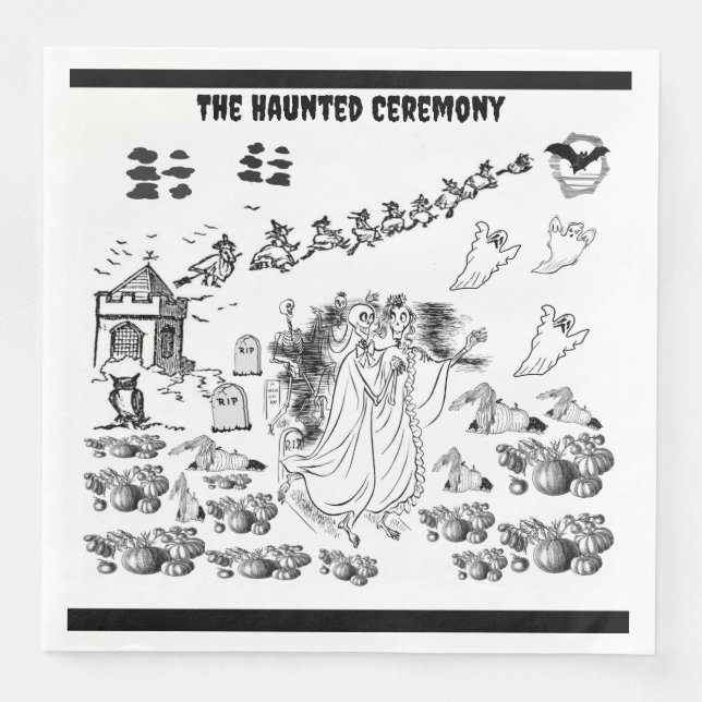 The Haunted Ceremony - Napkin (Front)
