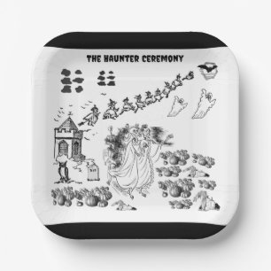 The Haunted Ceremony - Paper Plate