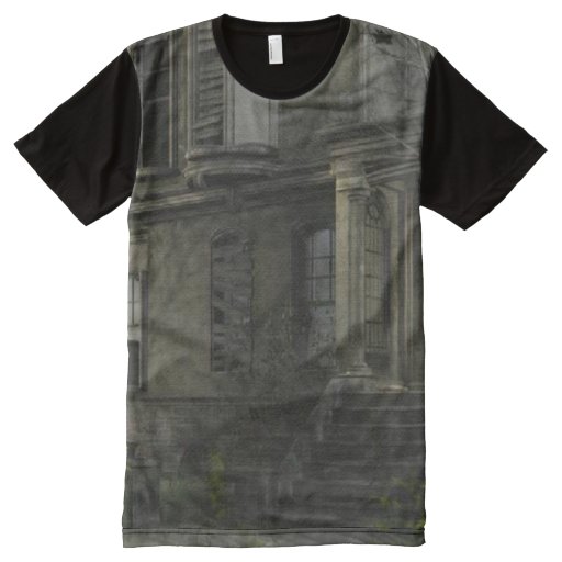 Image of the haunted house All-over Print T-shirt