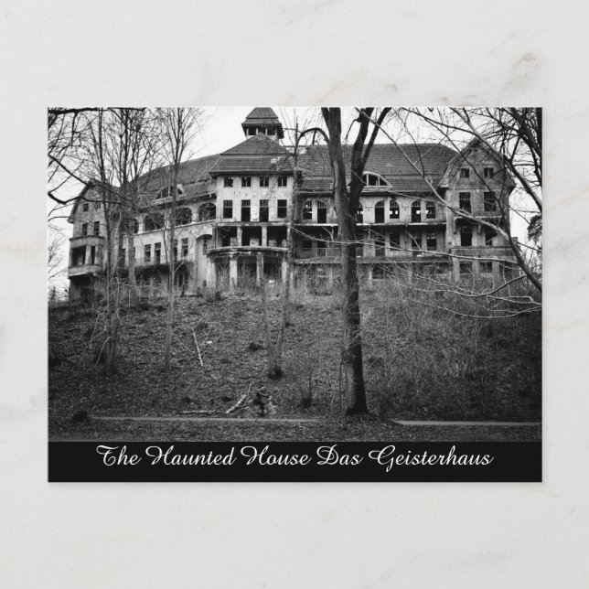 The Haunted House Das Geisterhaus Postcard (Front)