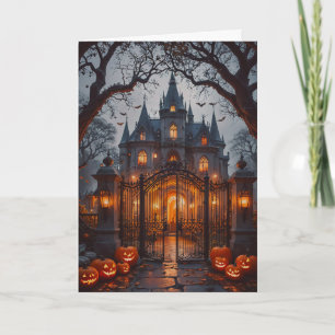 The Haunted Mansion Halloween Card