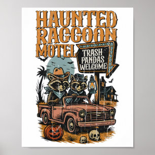 The Haunted Racoon Motel Poster