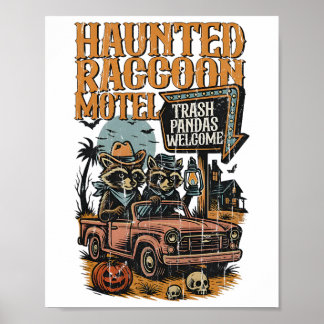The Haunted Racoon Motel Poster