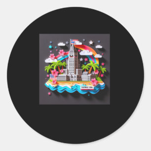 The Hawaii State In Usa Sticker