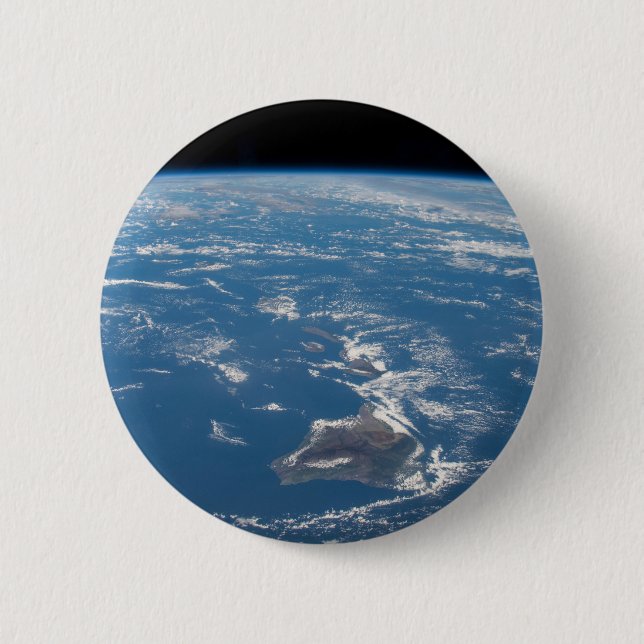 The Hawaiian Island Chain 6 Cm Round Badge (Front)