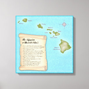 The Hawaiian Islands Canvas Print