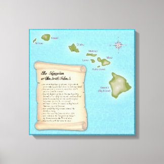 The Hawaiian Islands Canvas Print