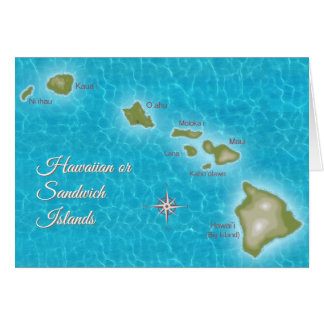The Hawaiian Islands Greeting Card