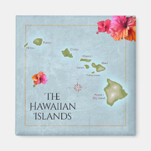 The Hawaiian Islands Magnet