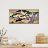 The Hawks in the Pines, 6 panel folding screen Poster (Kitchen)
