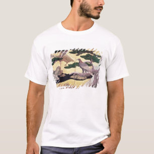 The Hawks in the Pines, 6 panel folding screen T-Shirt
