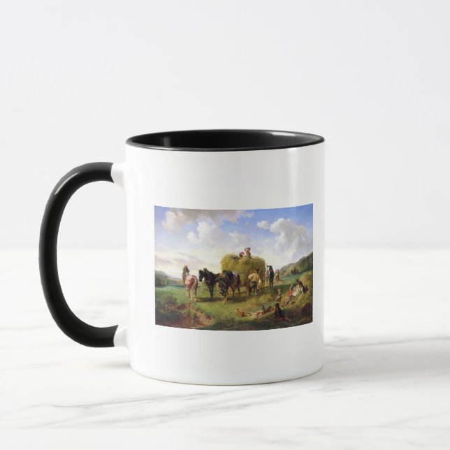 The Hay Harvest, 1869 Mug (Left)