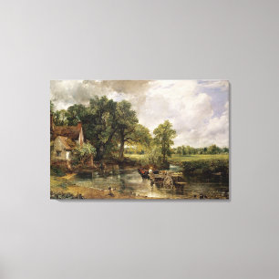 The Hay Wain, 1821 Canvas Print