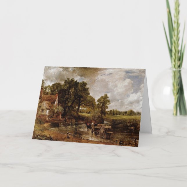 The Hay Wain By Constable John (Best Quality) Card (Front)