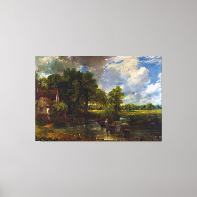 The Hay Wain by John Constable (1821) Canvas Print (Front)