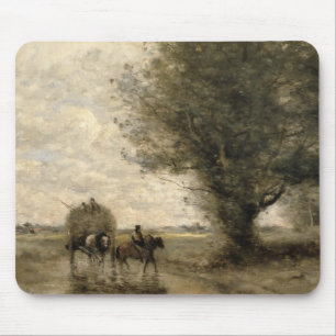 The Haycart, c. 1860 Mouse Mat