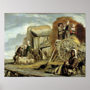 The Haycart, or Return from Haymaking, 1641 Poster