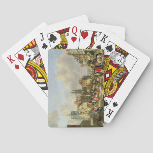 The Haymarket, Norwich, 1825 (oil on panel) Playing Cards