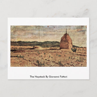 The Haystack By Giovanni Fattori Postcard