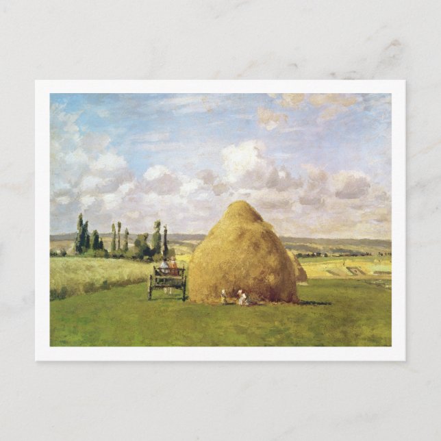 The haystack, Pontoise, 1873 Postcard (Front)