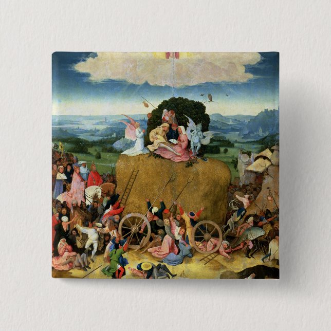 The Haywain 15 Cm Square Badge (Front)