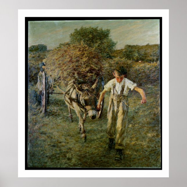 The Haywain, c.1889 (oil on canvas) Poster (Front)