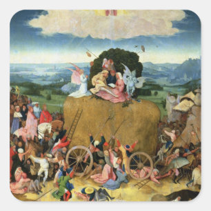 The Haywain Square Sticker