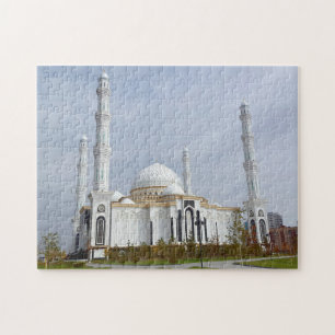 The Hazrat Sultan Mosque in Astana Jigsaw Puzzle