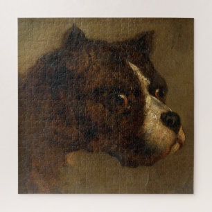 The Head of a Bulldog (by Théodore Géricault) Jigsaw Puzzle