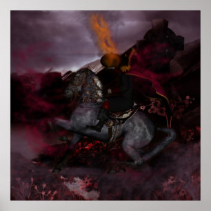 The Headless Horseman Print art by Moonlake