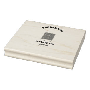 THE HEAENS DECLARES RUBBER STAMP