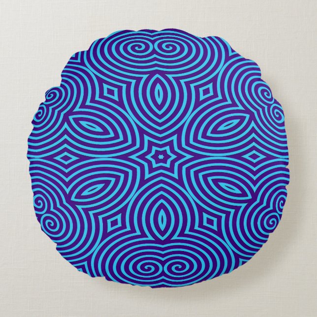 The Healing flower..... Round Cushion (Front)