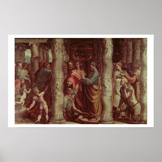 The Healing of the Lame Man (cartoon for the Sisti Poster (Front)