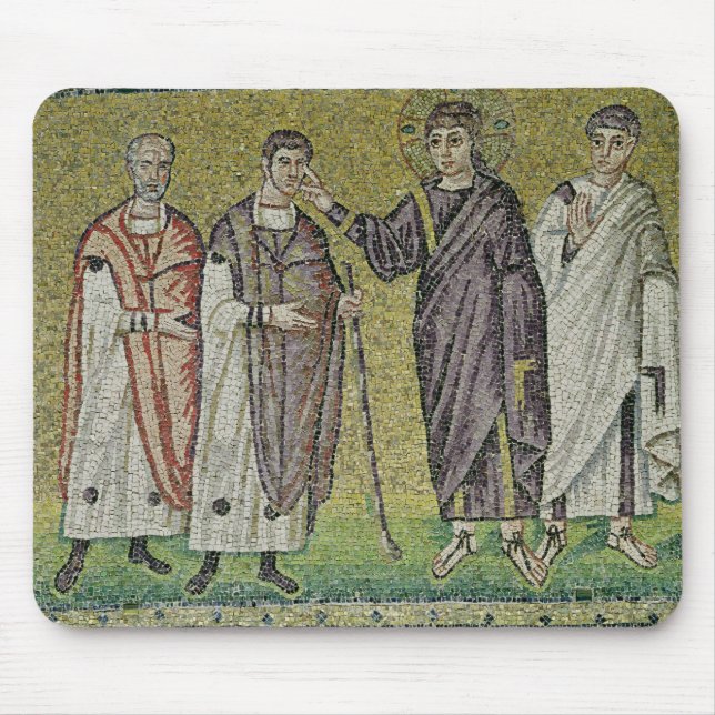The Healing of Two Blindmen from Jericho Mouse Mat (Front)