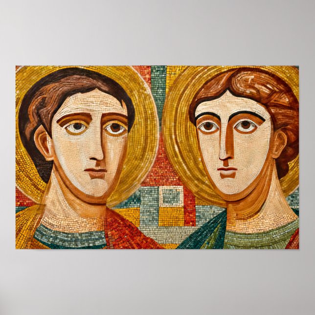 The Healing Witness of Cosmas and Damian Poster (Front)