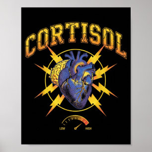 The health effects of high cortisol levels poster