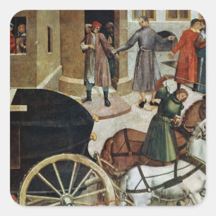 The Hearse Square Sticker